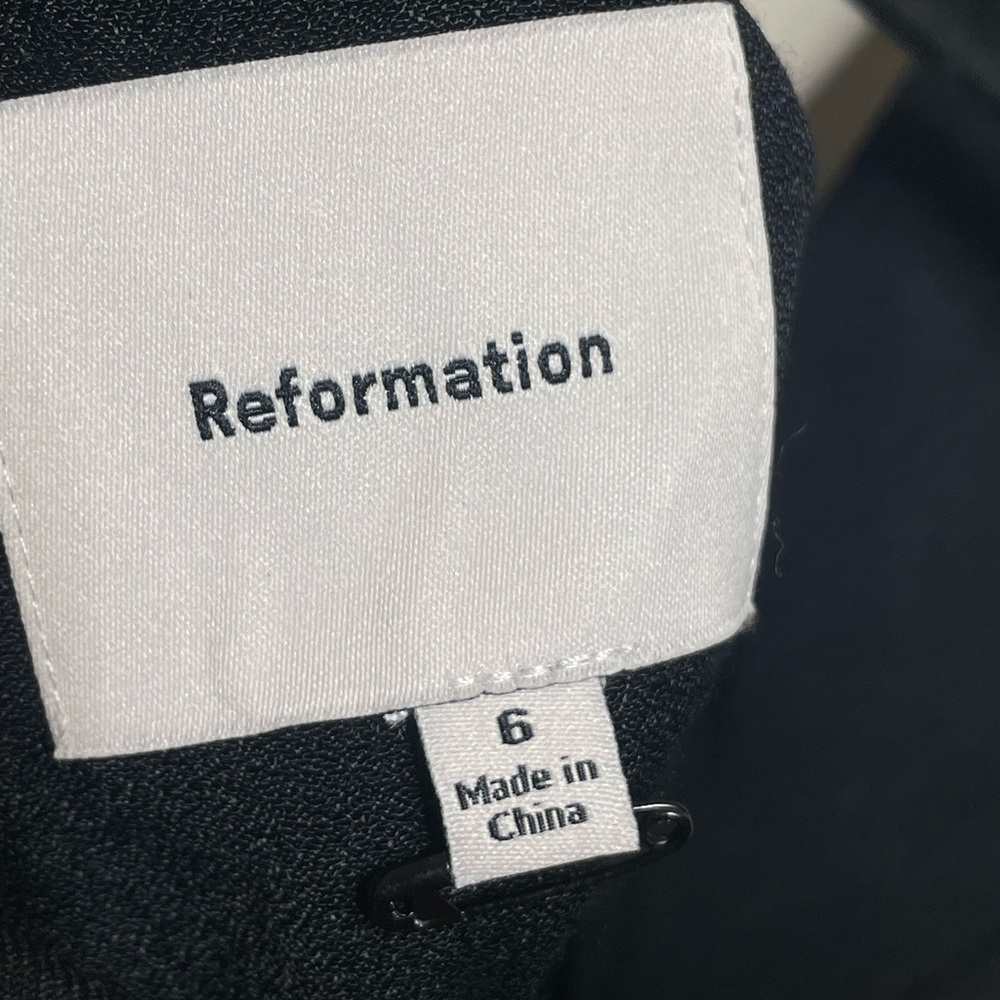 Reformation Auli Halter Top Black - Picture 8 of 9